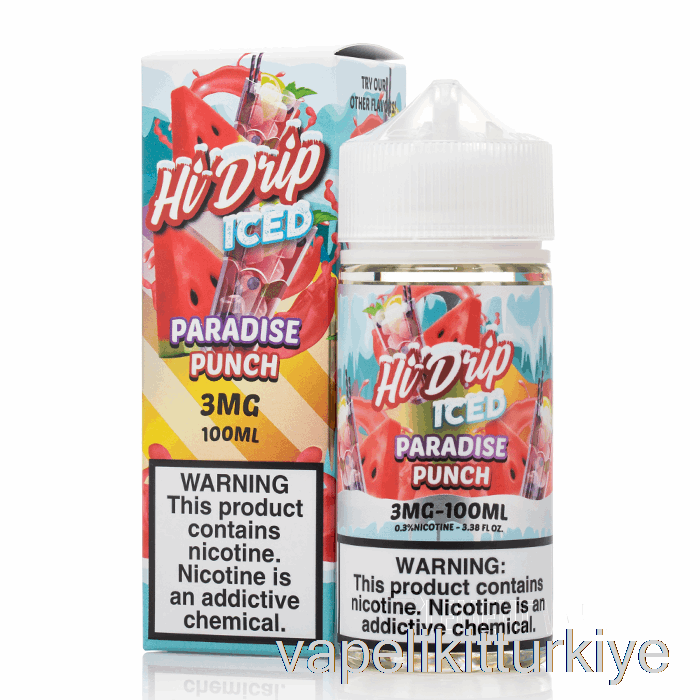 Vape Türkiye Buzlu Cennet Kokteyli - Hi-drip E-sıvılar - 100ml 3mg